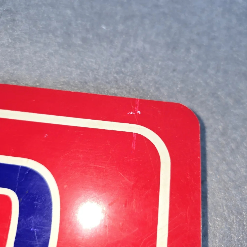 Red Patriot Blvd Street Sign Plastic